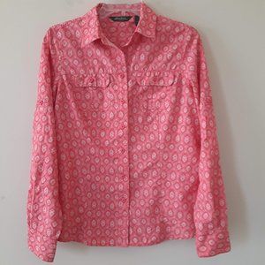Eddie Bauer Small Camp Shirt RollTab Sm Hiking Outdoor Casual Office Camping